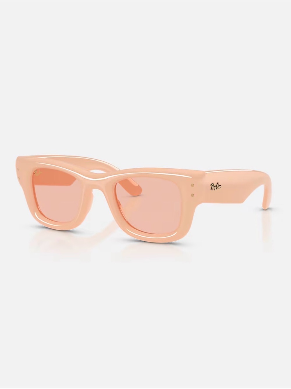 *NEW* A$AP Rocky x Ray-Ban Wayfarer Puffer Solid Nude/Dark Pink Lens